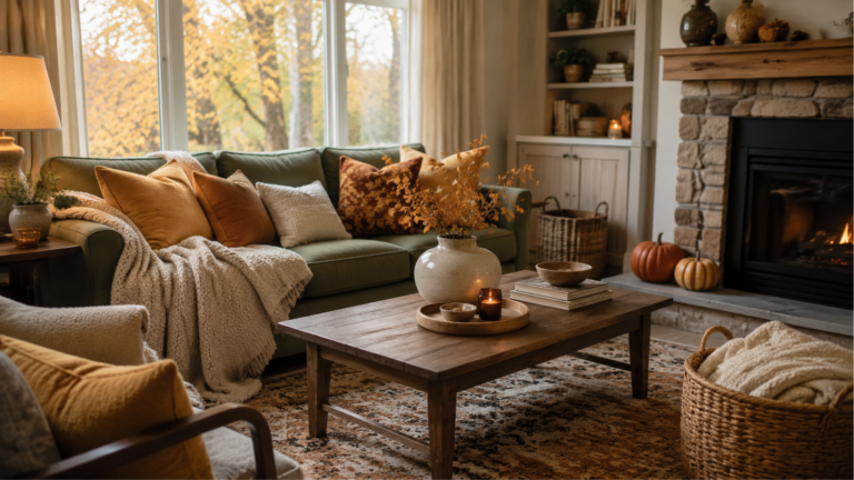 15 Cozy Fall Living Room Ideas to Make Your Home Feel Like Autumn